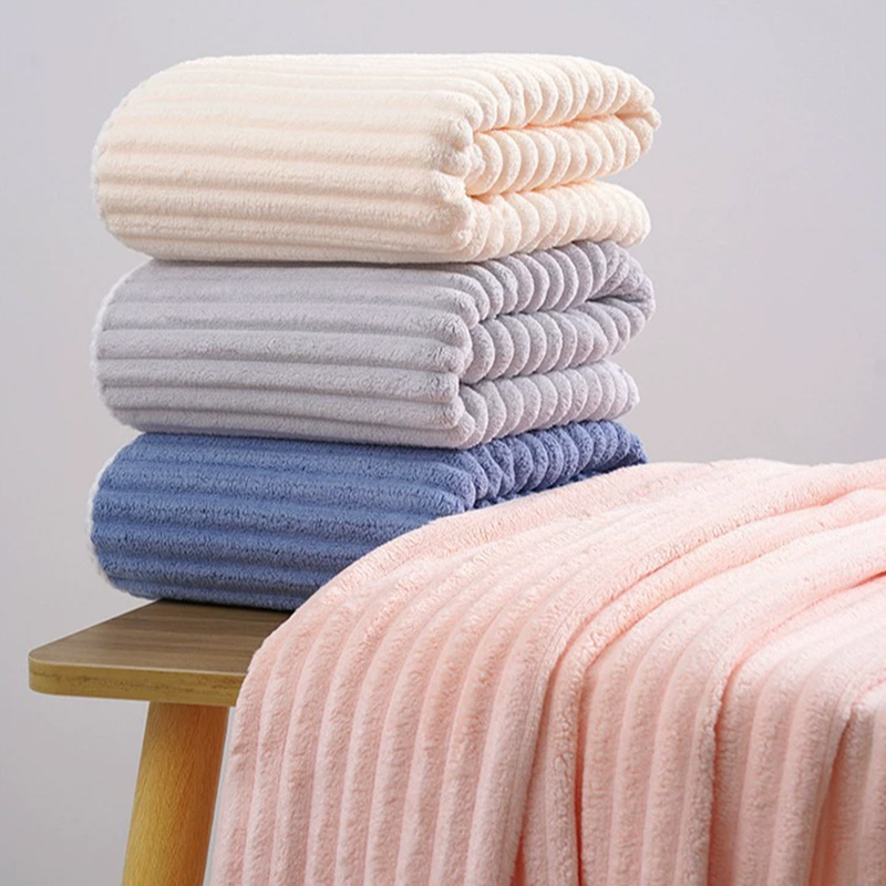 Home Bathroom Towels - ผ้าขนหนูอาบน้ำแบบพันตัว ผ้าขนหนูเนื้อนุ่ม หนา ซึมซับดี ผ้าขนหนูกีฬา ผ้าขนหนูชายหาด