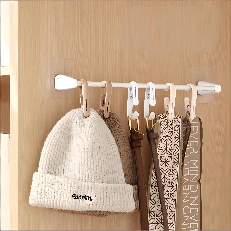 Home Bathroom Towels - คลิปหนีบอเนกประสงค์แบบแขวน ตะขอพลาสติกแบบพกพา สำหรับใช้ในบ้าน ห้องครัว ห้องน้ำ ผ้าเช็ดตัว