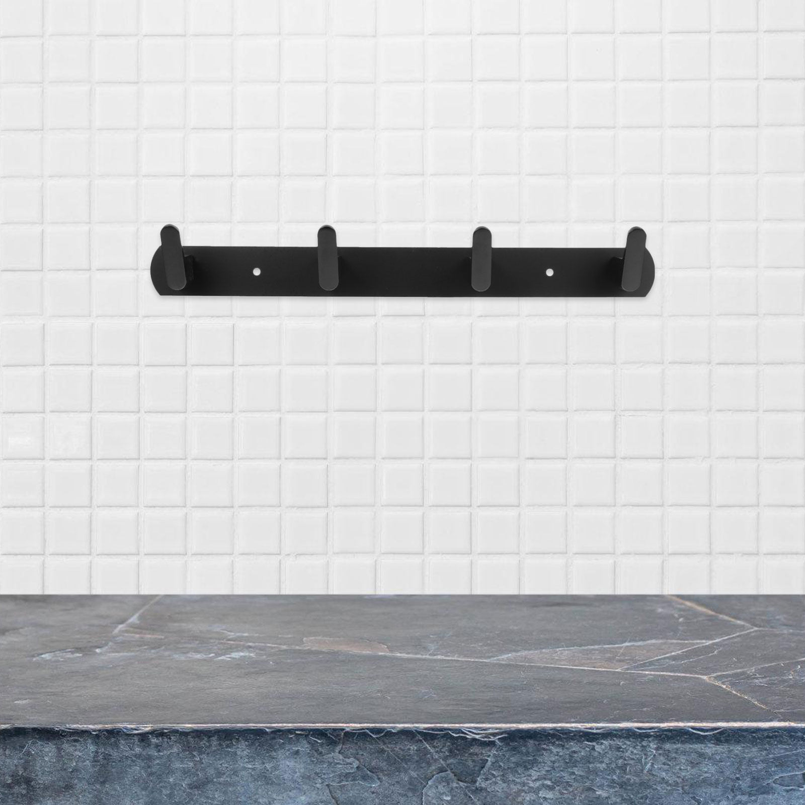 Home Bathroom Towels - ตะขอแขวนผนังสำหรับแขวนเสื้อผ้า แข็งแรงทนทาน ทำจากสแตนเลสอเนกประสงค์ ใช้แขวนผ้าเช็ดตัว หมวก เสื้อโค้ท