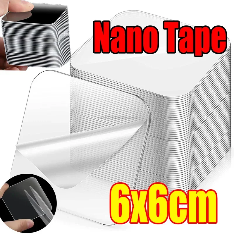 Home Bathroom Floor Tiles - Extra Strong กาวเทปกาวสองหน้าสําหรับไม้สแควร์สติ๊กเกอร์ติดผนัง Patch สําหรับห้องน้ําหน้าแรกไม่มีรอยต่อเทปกันน้ํา