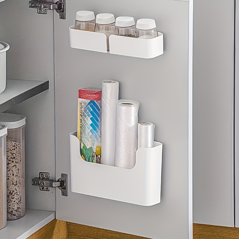 Home Essentials Bathroom Organizer - ตะกร้าวางของอเนกประสงค์ 1 ชิ้น, ที่จัดระเบียบเครื่องสำอางและกล่องเก็บของสำหรับของใช้ในห้องน้ำ, ของจิปาถะ, เหมาะสำหรับใช้ในบ้าน