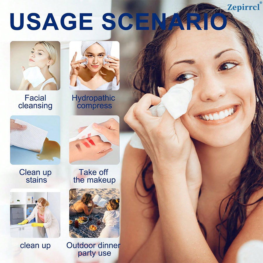 80/160 แผ่น, ผ้าเช็ดหน้าแบบใช้ - Home Bathroom Towels บทวิจารณ์และราคา