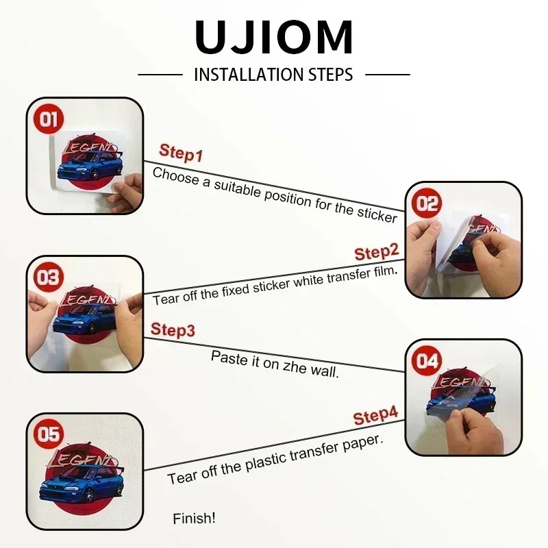 UJIOM ลูน่าสติ๊กเกอร์ติดผนังห้ - Home Bathroom Floor Tiles บทวิจารณ์และราคา