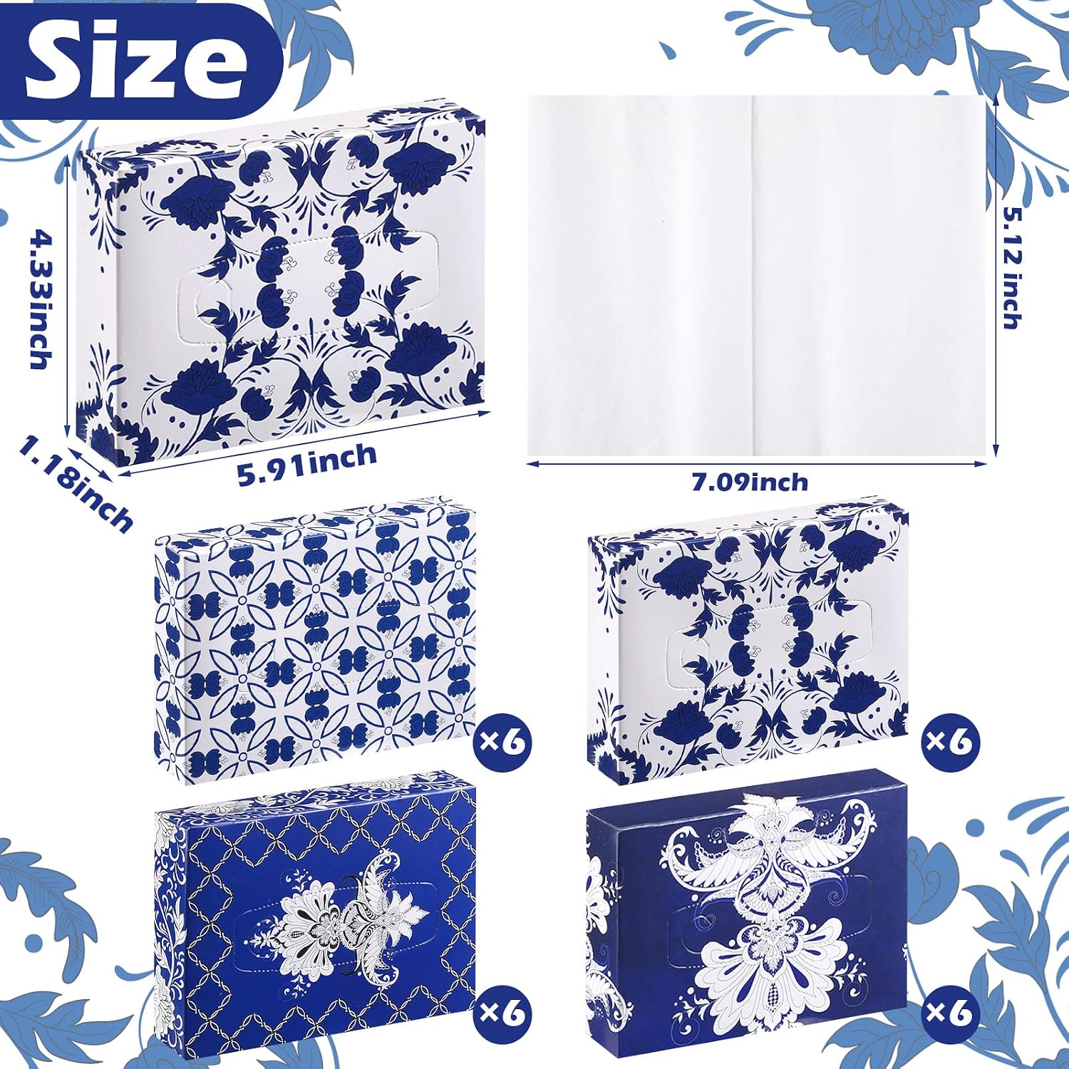กระดาษเช็ดหน้าแบบก้อน 24 แพ็ค  - Home Bathroom Images บทวิจารณ์และราคา