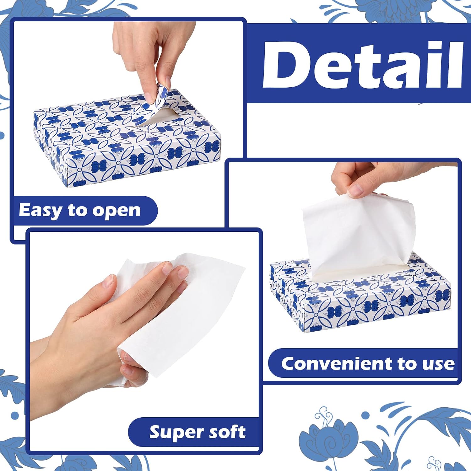 กระดาษเช็ดหน้าแบบก้อน 24 แพ็ค  - Home Bathroom Images บทวิจารณ์และราคา