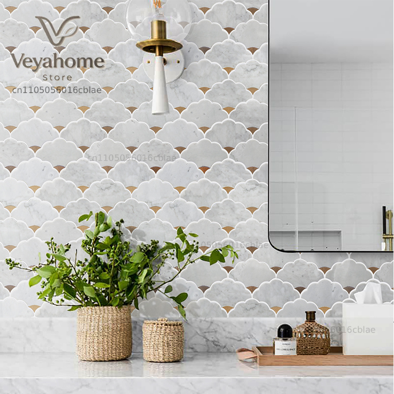 กระเบื้องโมเสคหินอ่อนลายหินธรร - Home Bathroom Tiles Design บทวิจารณ์และราคา