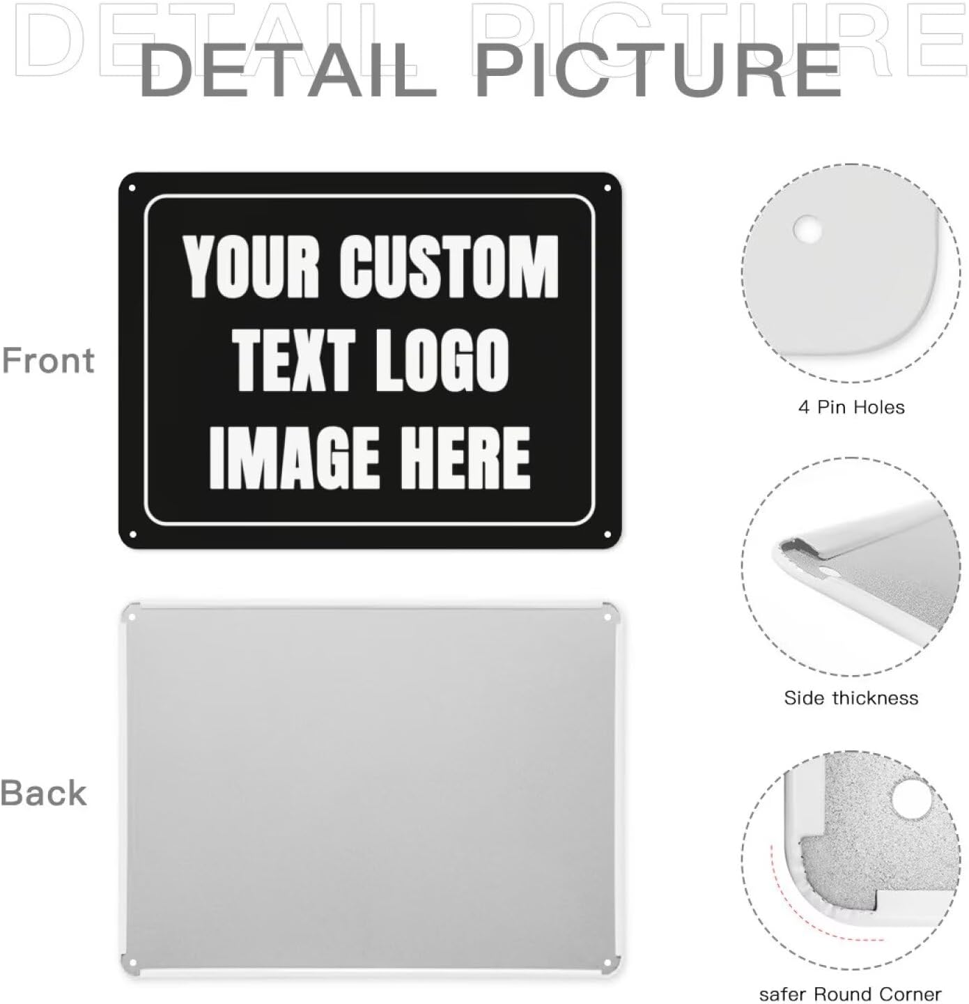 ป้ายโลหะสั่งทำ ออกแบบข้อความ ร - Home Bathroom Images บทวิจารณ์และราคา