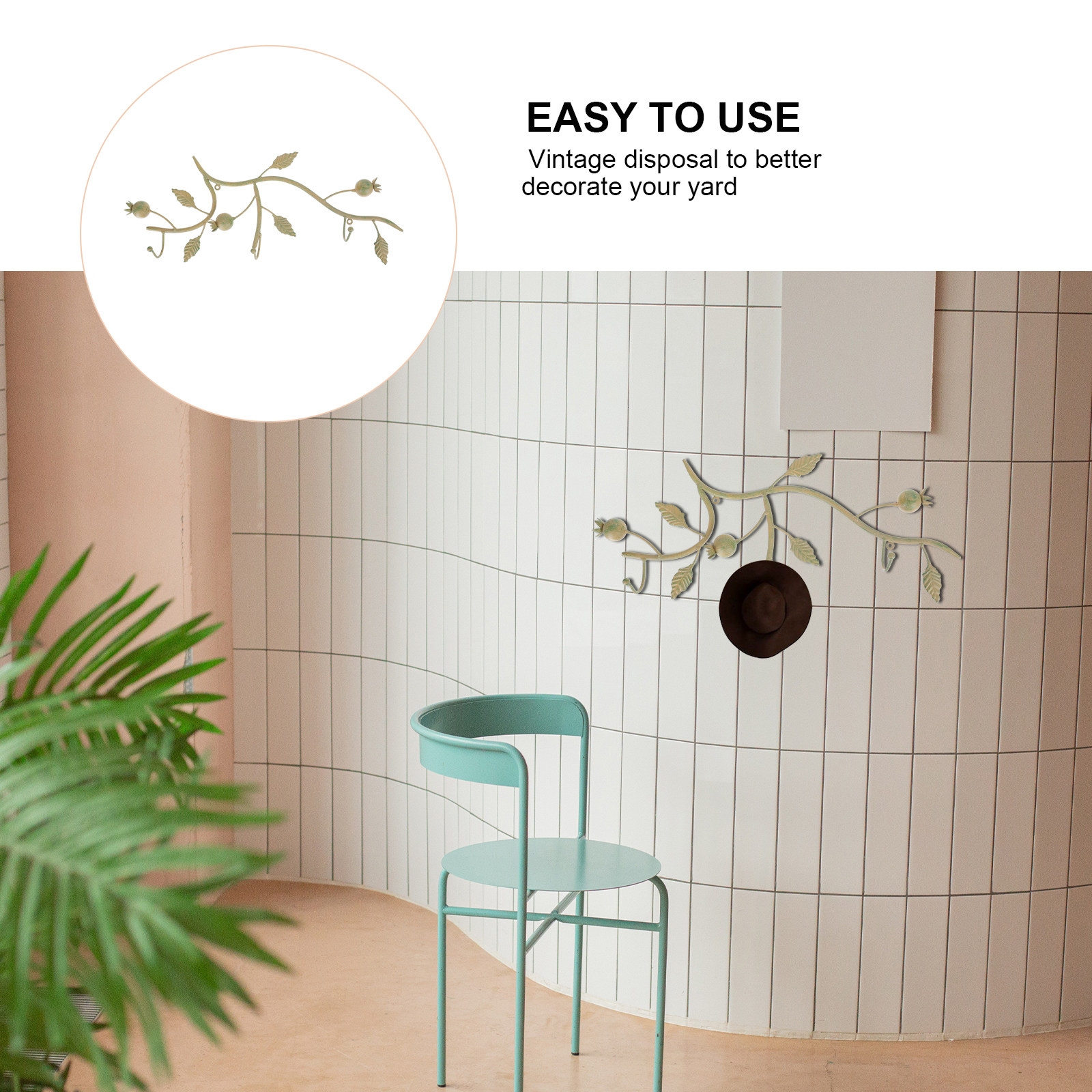 ตะขอแขวนเหล็กดัดสไตล์วินเทจแบบ - Home Bathroom Towels บทวิจารณ์และราคา