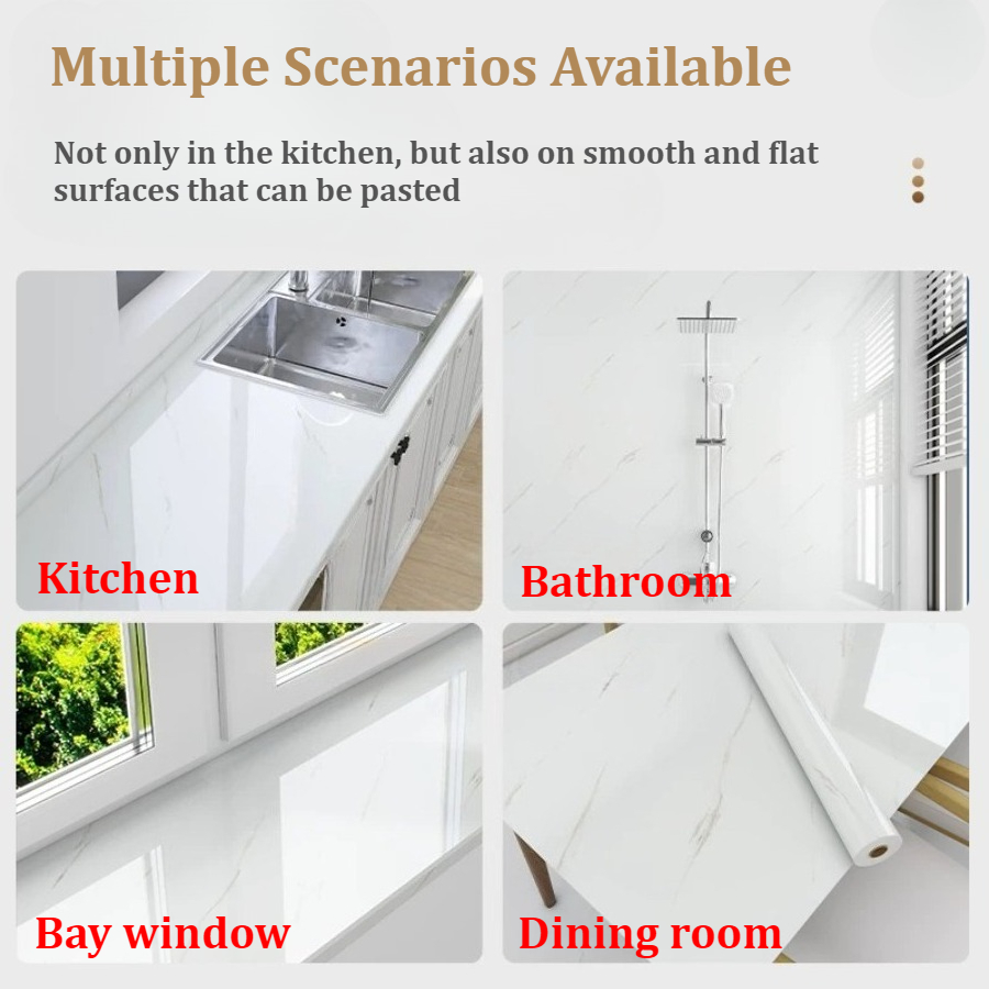 สติกเกอร์ติดกระเบื้องแบบหนา PV - Home Bathroom Floor Tiles บทวิจารณ์และราคา