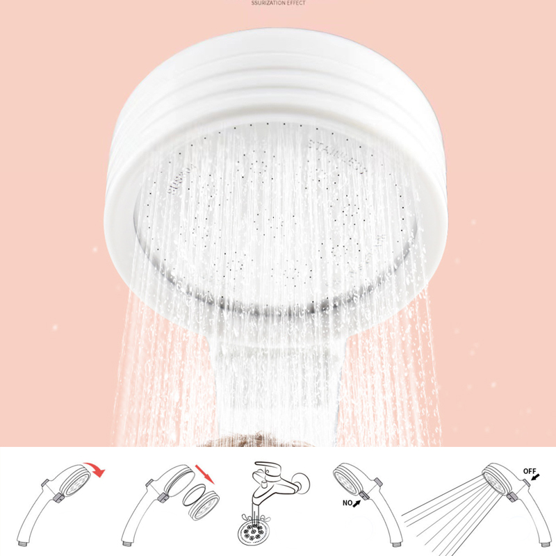 ฝักบัวสีขาวฟังก์ชั่นเดียวแรงดั - Home One Bathroom Accessories บทวิจารณ์และราคา