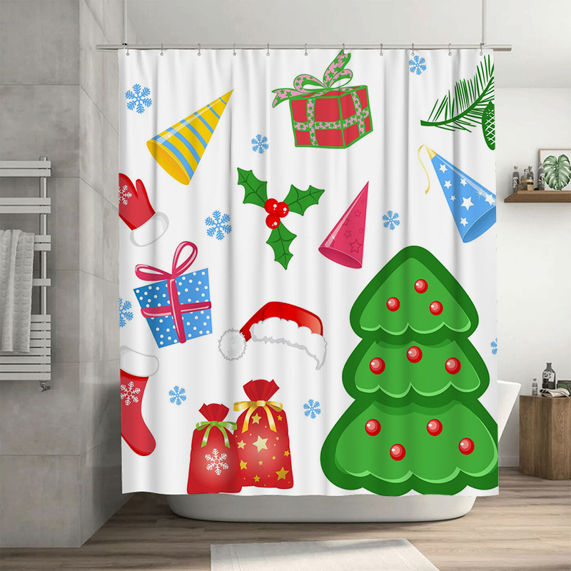 ม่านกั้นอาบน้ำลายกวางในป่าคริส - Home Decor Bathroom Ideas บทวิจารณ์และราคา