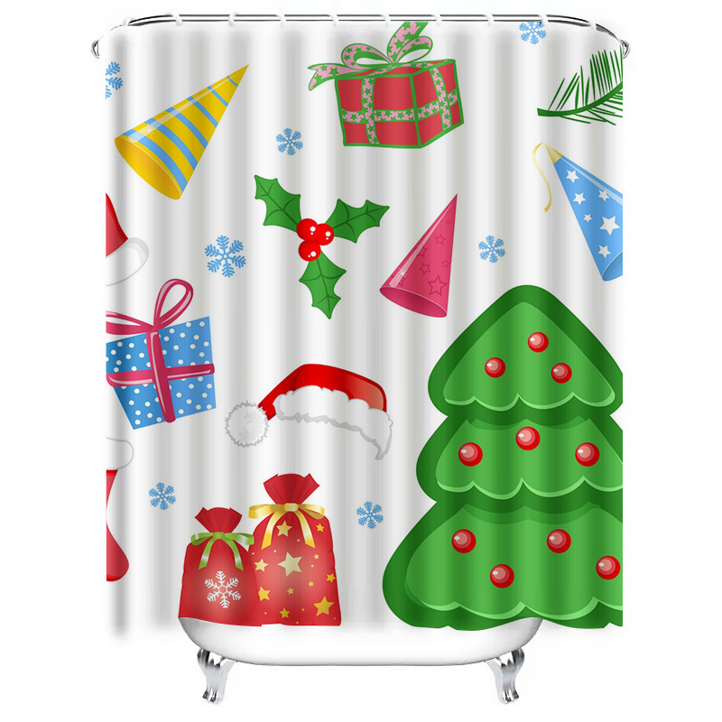 ม่านกั้นอาบน้ำลายกวางในป่าคริส - Home Decor Bathroom Ideas บทวิจารณ์และราคา
