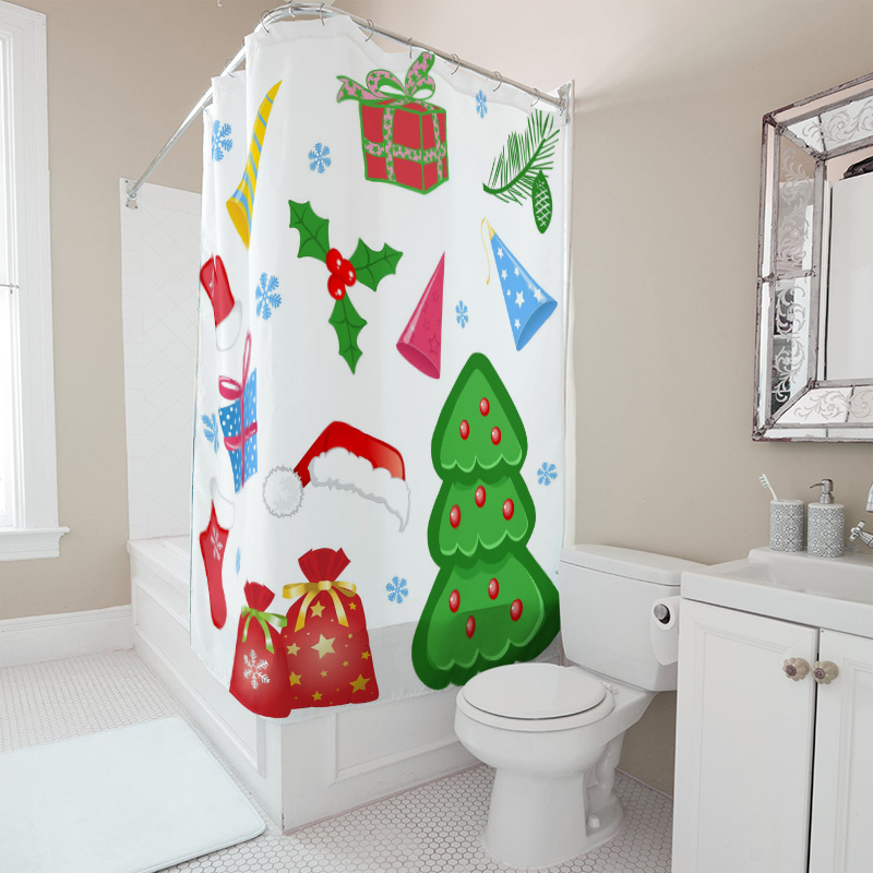 ม่านกั้นอาบน้ำลายกวางในป่าคริส - Home Decor Bathroom Ideas บทวิจารณ์และราคา