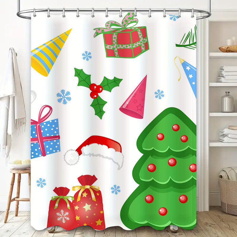 ม่านกั้นอาบน้ำลายกวางในป่าคริส - Home Decor Bathroom Ideas บทวิจารณ์และราคา