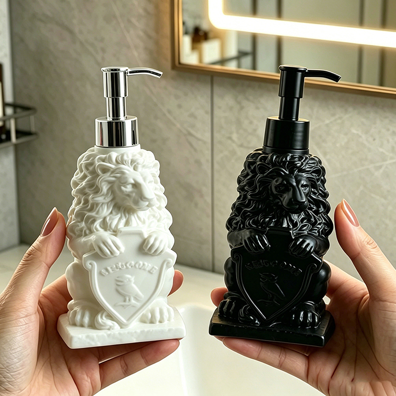 ขวดสบู่รูปโล่สิงโตวินเทจ ของตก - Home One Bathroom Accessories บทวิจารณ์และราคา