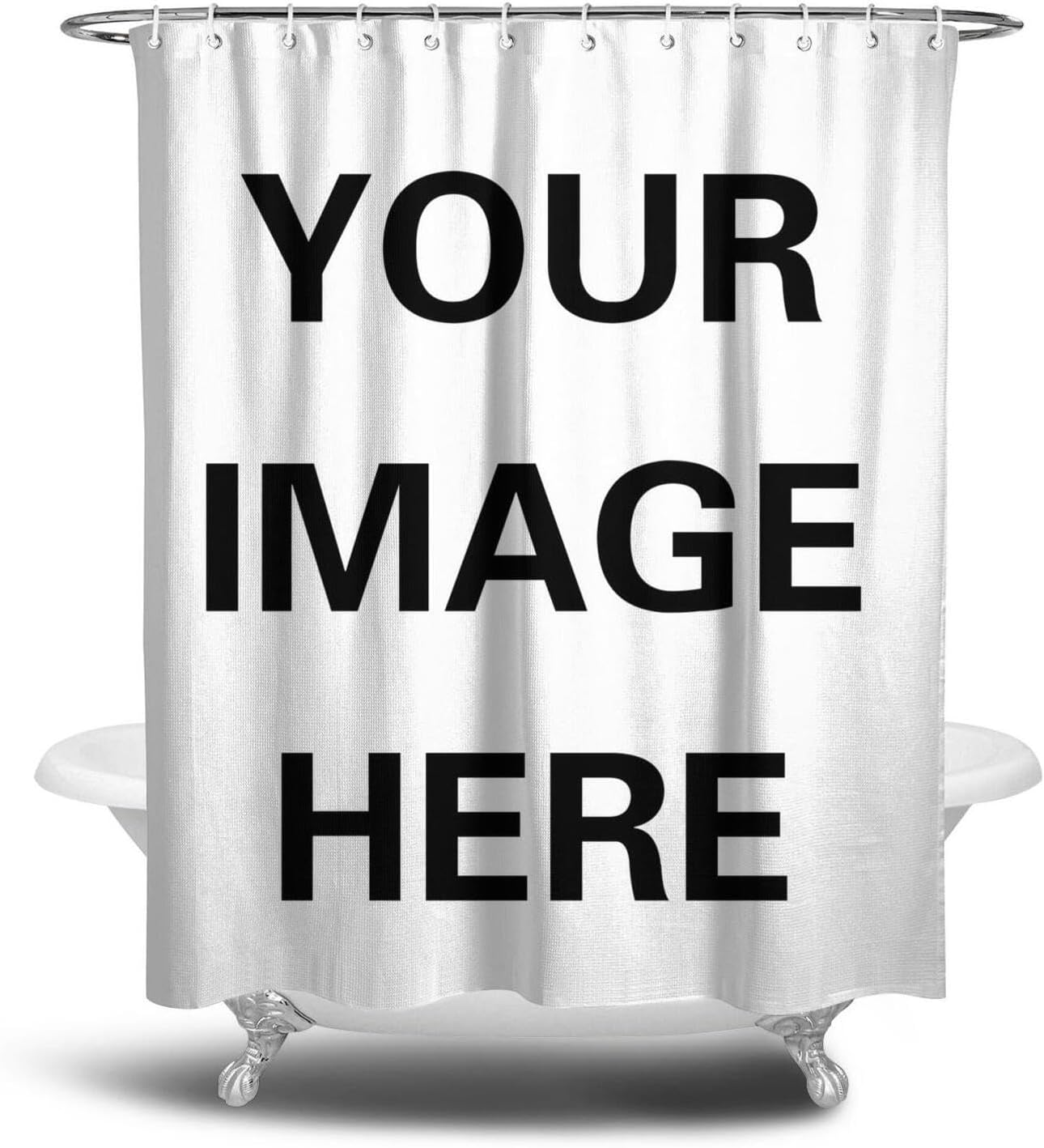 ม่านอาบน้ำแบบกำหนดเองพร้อมลวดล - Home Bathroom Images บทวิจารณ์และราคา