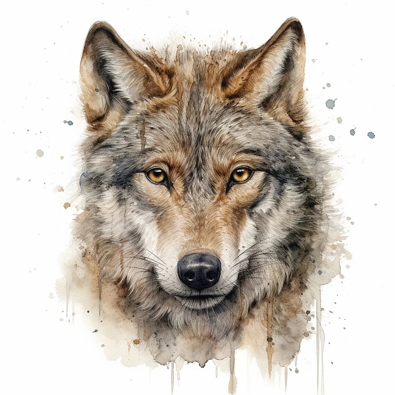 Wolf สติ๊กเกอร์ติดผนัง, สติ๊กเ - Home Bathroom Floor Tiles บทวิจารณ์และราคา