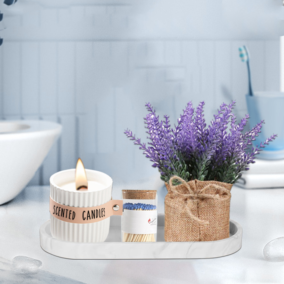 โต๊ะเครื่องแป้งห้องน้ําซิลิโคน - Home Essentials Bathroom Organizer บทวิจารณ์และราคา
