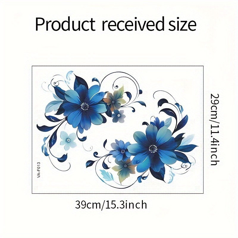 สติกเกอร์ติดผนังลายดอกไม้ชนบท  - Home Bathroom Tiles Design บทวิจารณ์และราคา