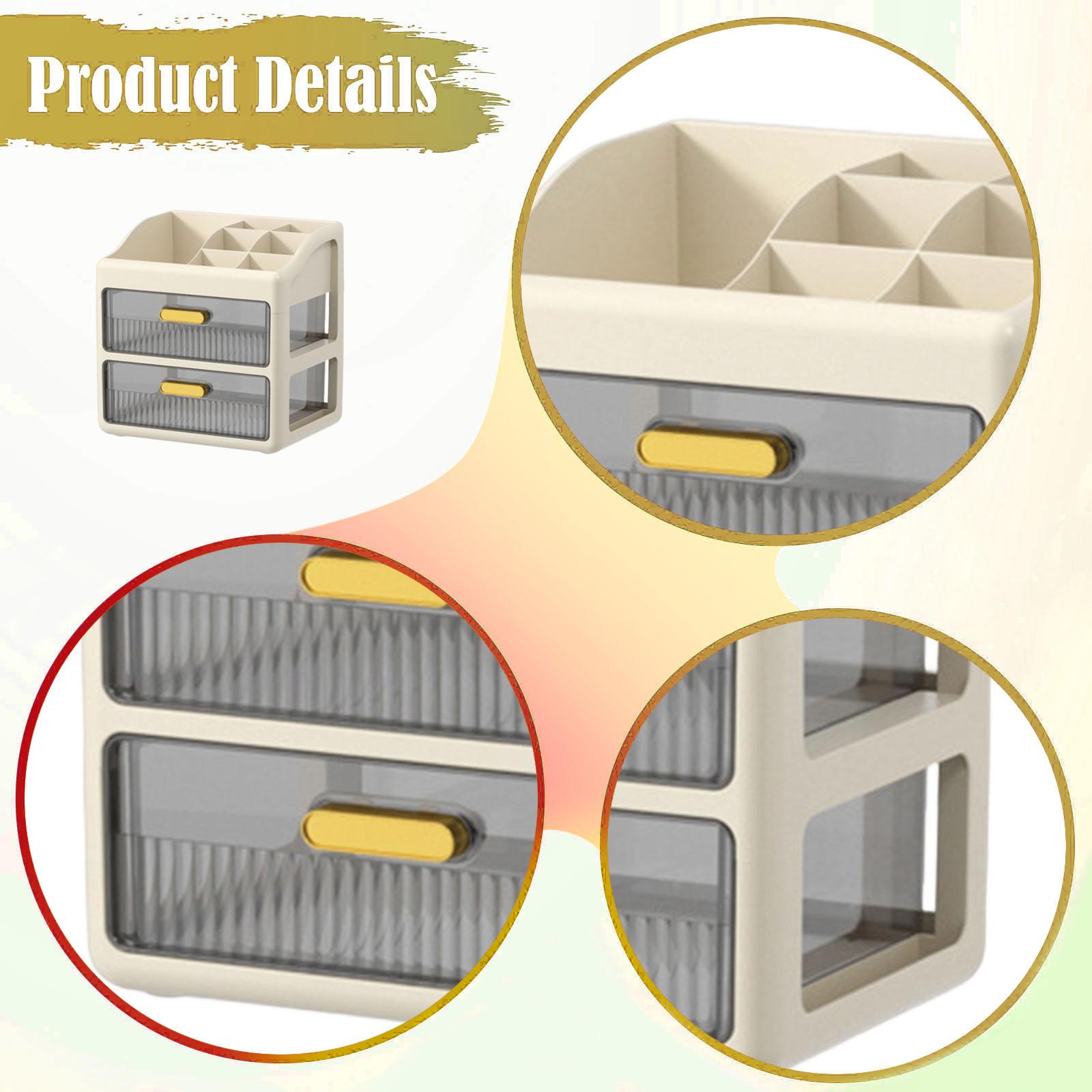 กล่องจัดระเบียบโต๊ะทำงานพร้อมล - Home Essentials Bathroom Organizer บทวิจารณ์และราคา