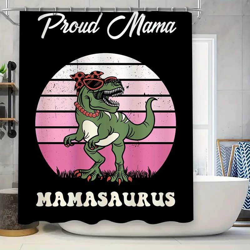Stylish Mama ไดโนเสาร์ผ้าม่านเ - Home Decor Bathroom Ideas บทวิจารณ์และราคา