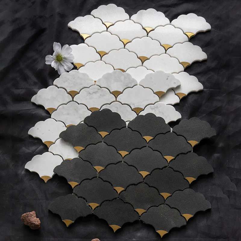 กระเบื้องโมเสคหินอ่อนธรรมชาติแ - Home Bathroom Tiles Design บทวิจารณ์และราคา