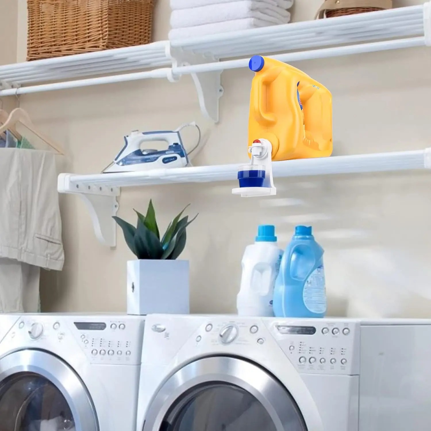 ที่วางถ้วยน้ำยาซักผ้าแบบพับได้ - Home Essentials Bathroom Organizer บทวิจารณ์และราคา