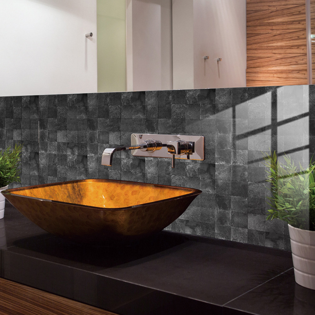 สติ๊กเกอร์ติดผนังลายกระเบื้องก - Home Bathroom Tiles Design บทวิจารณ์และราคา