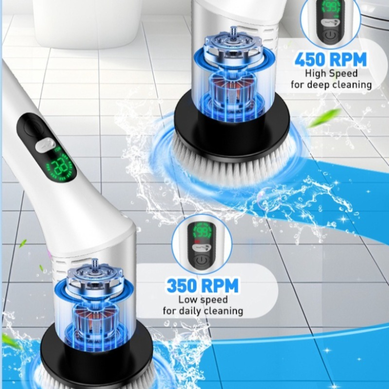 แปรงขัดไฟฟ้า 9 in 1 ไร้สาย ด้า - Home Bathroom Products บทวิจารณ์และราคา