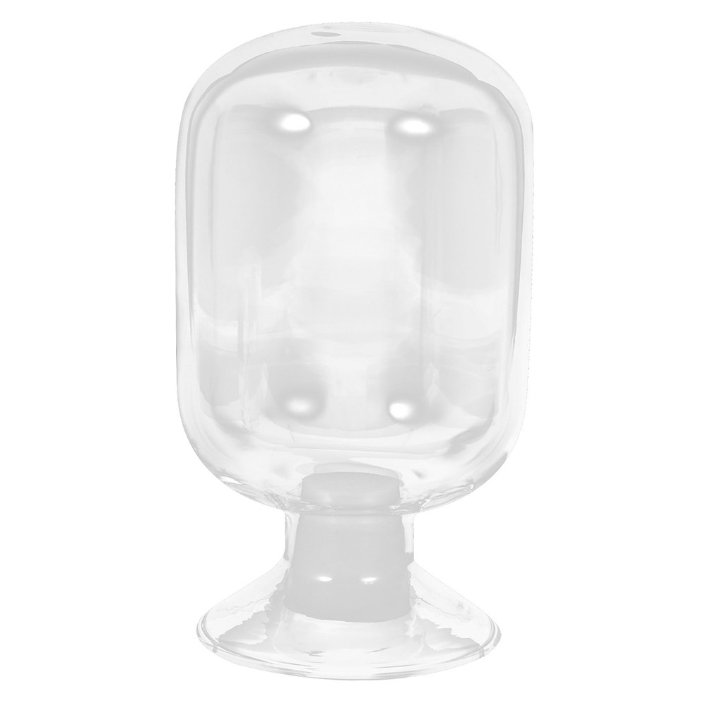 โถแก้วใสสำหรับเก็บของพร้อมฝาปิ - Home Essentials Bathroom Organizer บทวิจารณ์และราคา